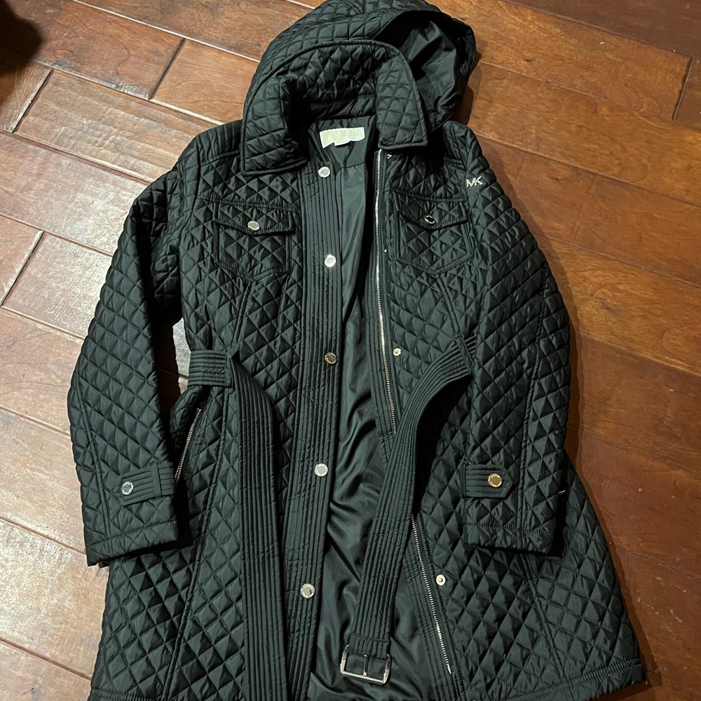 Michael Kors Black Puffer Coat - Small